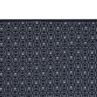 Baby Boys White & Navy Logo Blanket, 1, hi-res